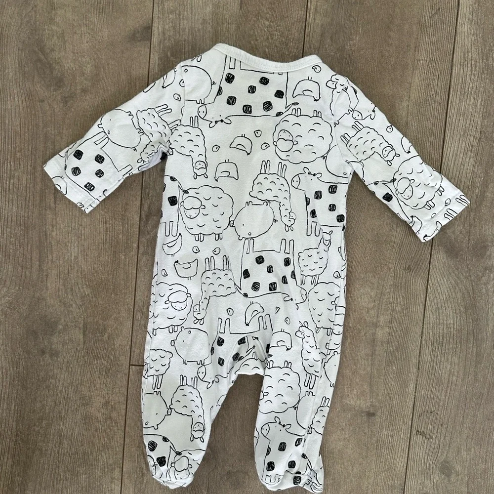 Carter’s 3 month baby boy zip footies